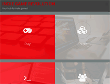 Tablet Screenshot of indiegamerevolution.com